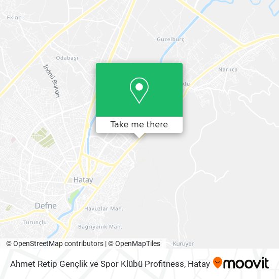 Ahmet Retip Gençlik ve Spor Klübü Profitness map