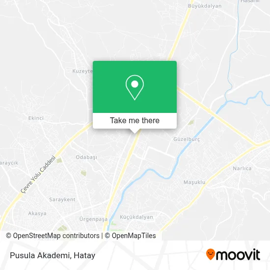 Pusula Akademi map
