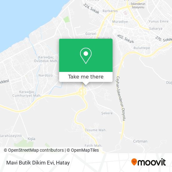 Mavi Butik Dikim Evi map