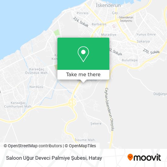 Saloon Uğur Deveci Palmiye Şubesi map