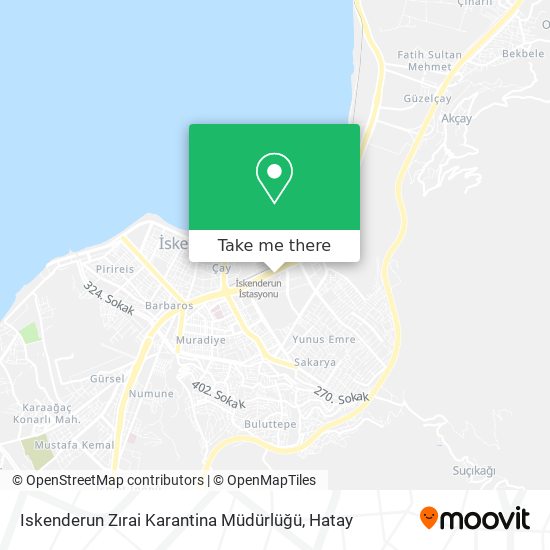 Iskenderun Zırai Karantina Müdürlüğü map