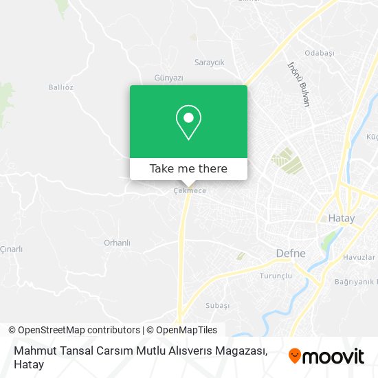 Mahmut Tansal Carsım Mutlu Alısverıs Magazası map