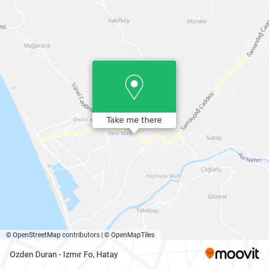 Ozden Duran - Izmır Fo map