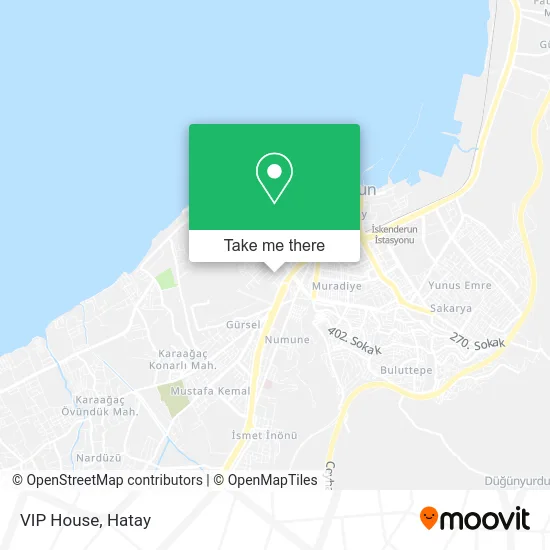 VIP House map