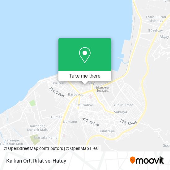 Kalkan Ort. Rıfat ve map