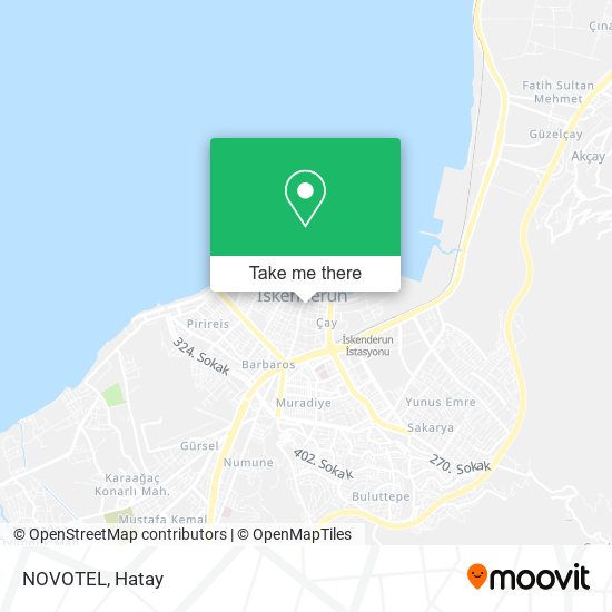 NOVOTEL map