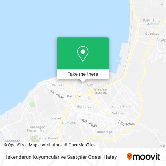 Iskenderun Kuyumcular ve Saatçiler Odasi map