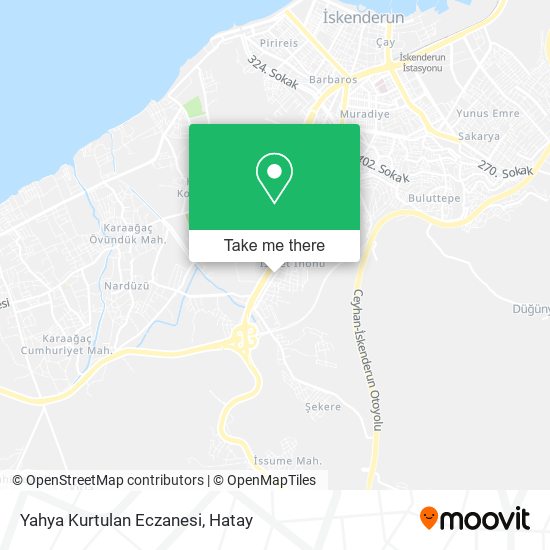 Yahya Kurtulan Eczanesi map