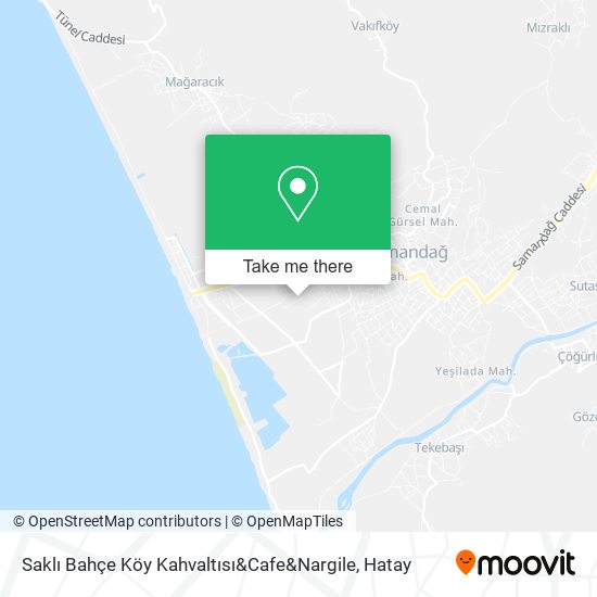 Saklı Bahçe Köy Kahvaltısı&Cafe&Nargile map