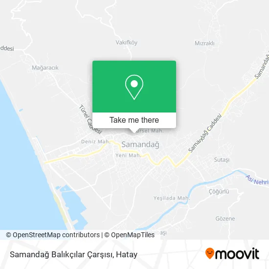 Samandağ Balıkçılar Çarşısı map