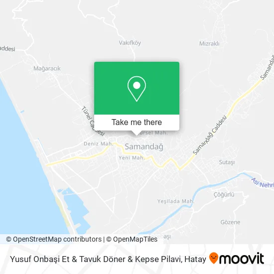 Yusuf Onbaşi Et & Tavuk Döner & Kepse Pilavi map