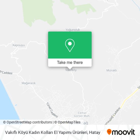 Vakıflı Köyü Kadın Kolları El Yapımı Ürünleri map