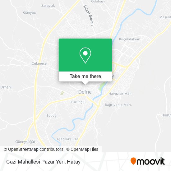 Gazi Mahallesi Pazar Yeri map