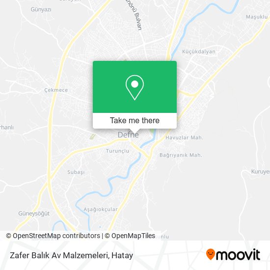 Zafer Balık Av Malzemeleri map