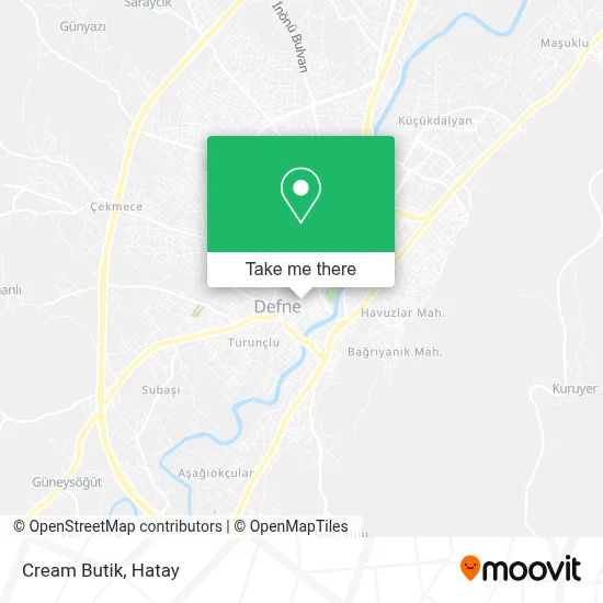 Cream Butik map