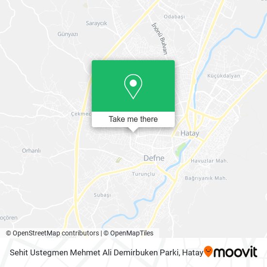 Sehit Ustegmen Mehmet Ali Demirbuken Parki map