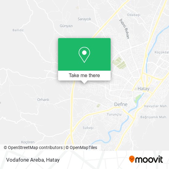 Vodafone Areba map