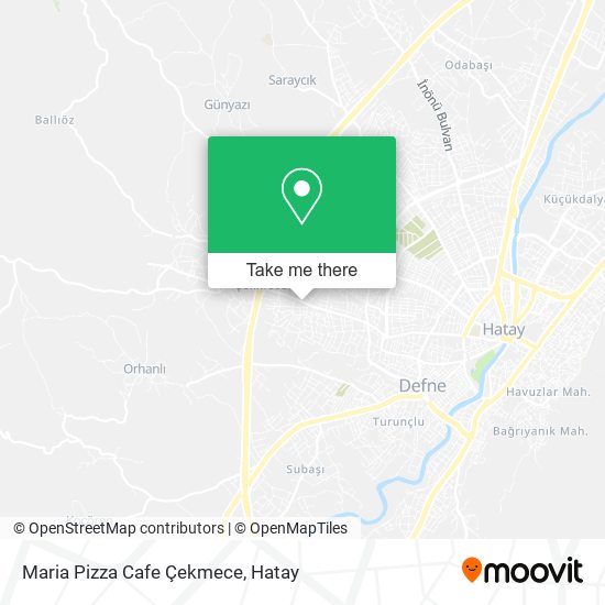 Maria Pizza Cafe Çekmece map