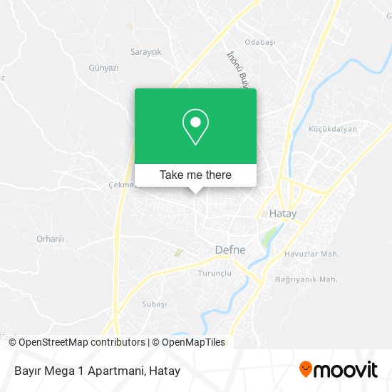 Bayır Mega 1 Apartmani map