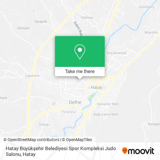 Hatay Büyükşehir Belediyesi Spor Kompleksi Judo Salonu map