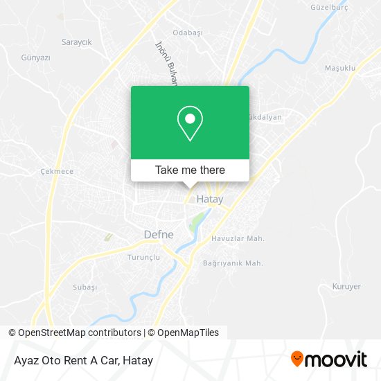 Ayaz Oto Rent A Car map