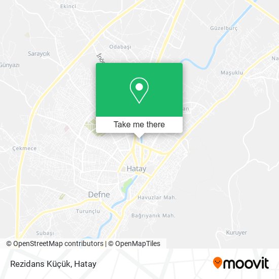Rezidans Küçük map