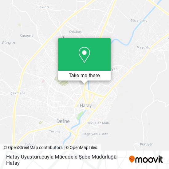 Hatay Uyuşturucuyla Mücadele Şube Müdürlüğü map