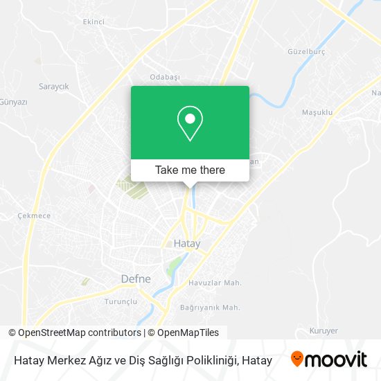 Hatay Merkez Ağız ve Diş Sağlığı Polikliniği map