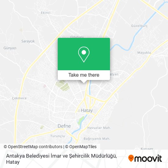 Antakya Belediyesi İmar ve Şehircilik Müdürlüğü map
