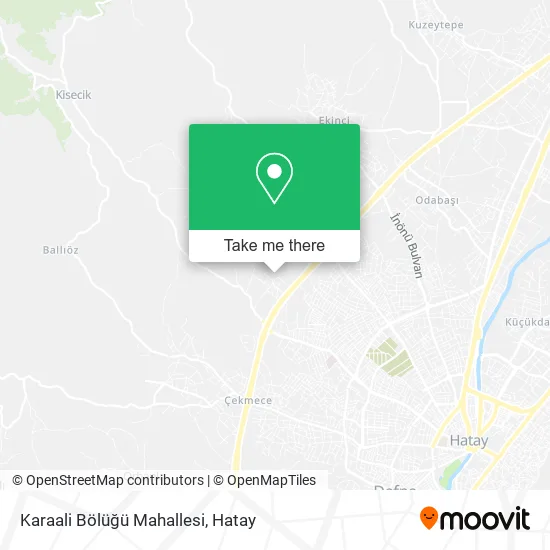 Karaali Bölüğü Mahallesi map