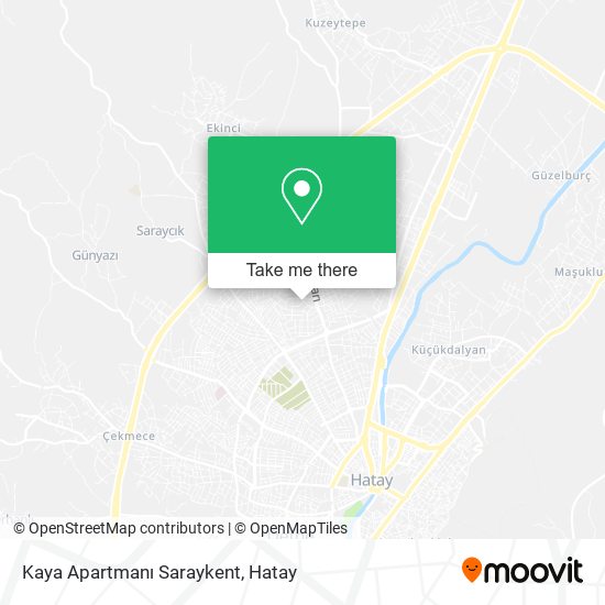 Kaya Apartmanı Saraykent map