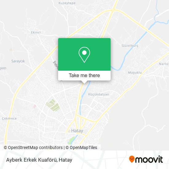 Ayberk Erkek Kuaförü map
