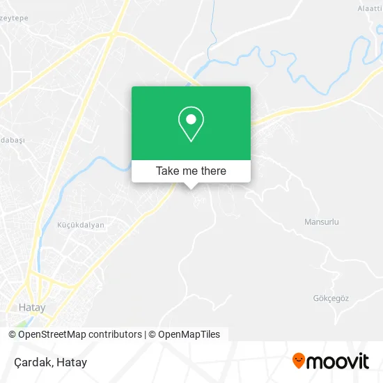 Çardak map