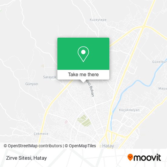 Zirve Sitesi map