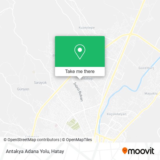 Antakya Adana Yolu map