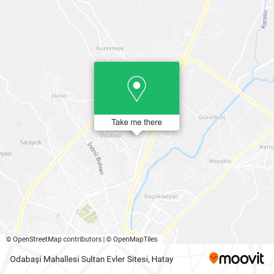 Odabaşi Mahallesi Sultan Evler Sitesi map