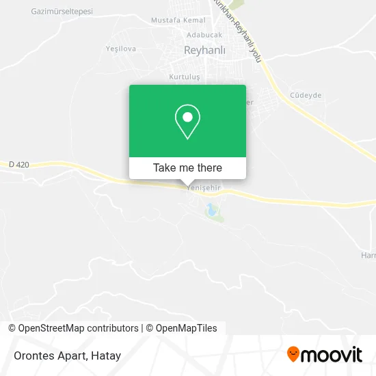 Orontes Apart map