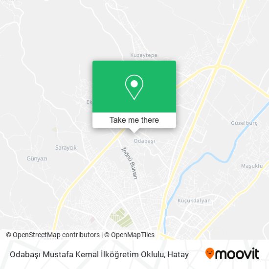 Odabaşı Mustafa Kemal İlköğretim Oklulu map