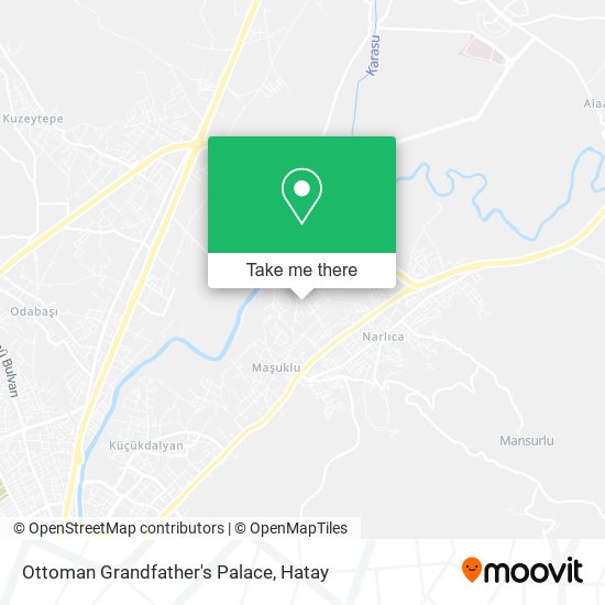 Ottoman Grandfather's Palace map