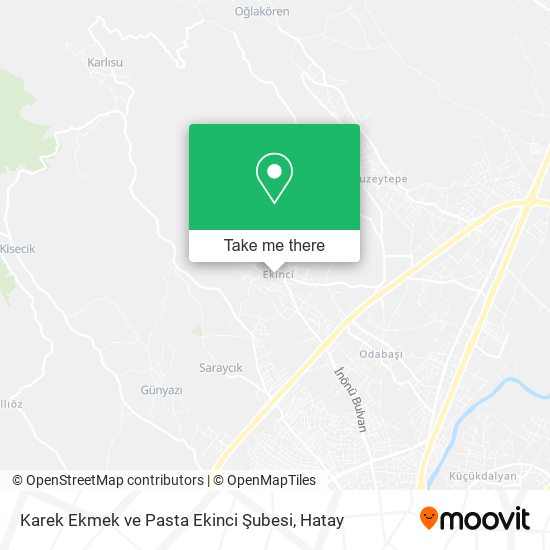 Karek Ekmek ve Pasta Ekinci Şubesi map