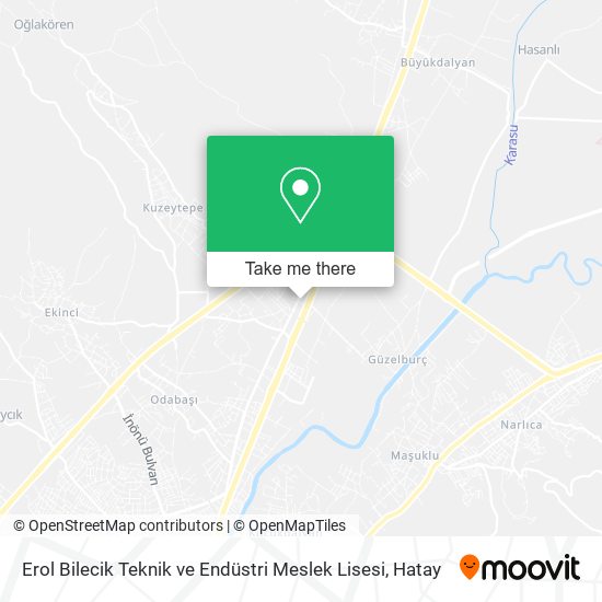 Erol Bilecik Teknik ve Endüstri Meslek Lisesi map