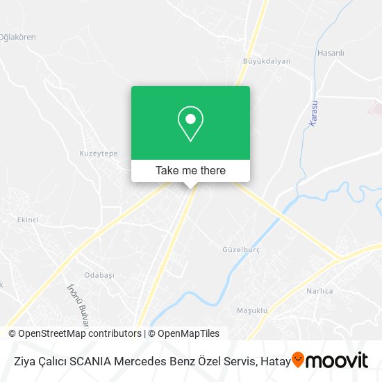 Ziya Çalıcı SCANIA Mercedes Benz Özel Servis map