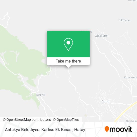 Antakya Belediyesi Karlısu Ek Binası map