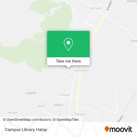 Campus Library map