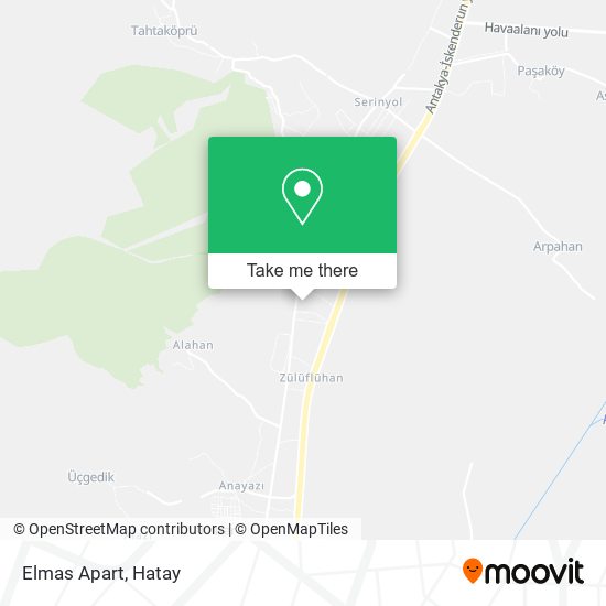 Elmas Apart map