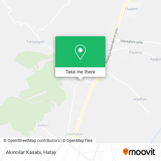 Akıncılar Kasabı map