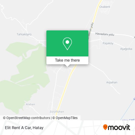 Elit Rent A Car map