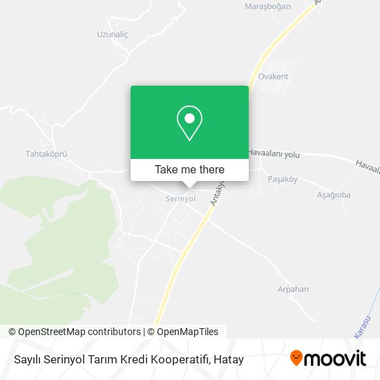 Sayılı Serinyol Tarım Kredi Kooperatifi map