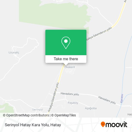 Serinyol Hatay Kara Yolu map