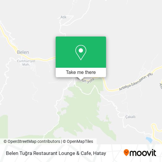 Belen Tuğra Restaurant Lounge & Cafe map